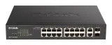 D-Link EasySmart L2 Switch 16х1000Base-T PoE, 2xCombo 1000Base-T/SFP, PoE Budget 130W Image