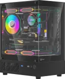 Корпус Formula Crystal Z1CM черный без БП mATX 5x120mm 3x140mm 2xUSB3.0 1xUSB3.1 audio bott PSU Image