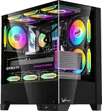 Корпус Formula Crystal Z1M Plus FR черный без БП mATX 5x120mm 2xUSB3.0 1xUSB3.1 audio bott PSU Image