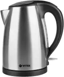 Чайник электрический Vitek VT-7002 1.8л. 2200Вт прозрачный/черный корпус: стекло/пластик Image