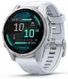 Смарт-часы Garmin Fenix 8 43мм 1.3" AMOLED корп.серебристый рем.белый разм.брасл.:108-182мм (010-02903-00) Image