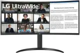 Монитор LG 34" UltraWide 34WR55QK-B черный VA LED 21:9 HDMI матовая HAS 300cd 178гр/178гр 3440x1440 100Hz DP Ultra WQHD USB 6.9кг Image
