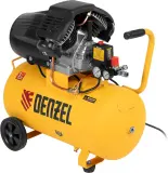 Компрессор поршневой Denzel DCV1800/50 масляный 320л/мин 50л 1800Вт желтый Image