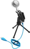 Микрофон проводной Ritmix RDM-127 1.5м хром/черный Image
