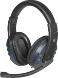 Наушники с микрофоном Defender Warhead G-160 черный/синий 2.5м накладные оголовье (64118) Image