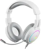Наушники с микрофоном Redragon Mento белый/серый 1.8м накладные оголовье (70708) Image