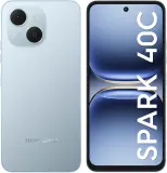 Смартфон Tecno Spark 40C 256Gb 8Gb синий моноблок 3G 4G 6.67" 720x1600 Android 14 48Mpix 802.11 a/b/g/n/ac NFC GPS GSM900/1800 Protect