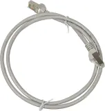 Патч-корд Lanmaster TWT-45-45-1.0/S-GY FTP RJ-45 вил.-вилка RJ-45 кат.5E 1м серый ПВХ (уп.:1шт)