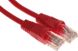 Патч-корд Buro UTP 4 пары cat.5E CCA molded 0.25м красный RJ-45 (m)-RJ-45 (m)