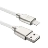 Кабели USB ACD USB кабель ACD-Allure Lightning ; USB-A Кожа, 1м, белый (ACD-U926-P5W) Image