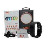 Фитнес-браслет Lime Lime 102 black Шагомер, Подсчет калорий, Часы, Будильник, Черный ремешок (550113) Image