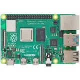 Одноплатный компьютер Raspberry Pi 4 Model B (RA544) Retail, 1GB RAM, Broadcom BCM2711 Quad core Cortex-A72 (ARM v8) 64-bit SoC @ 1.5GHz CPU, WiFi, Bluetooth, 40-pin GPIO, 2x USB 3.0, 2xUSB 2.0, 2x micro-HDMI,CSI camera port,DSIdisplay port,MicroSD port,U Image